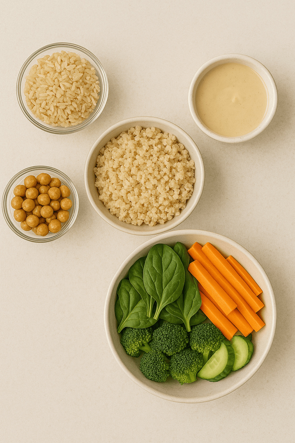 Basi meal prep vegano