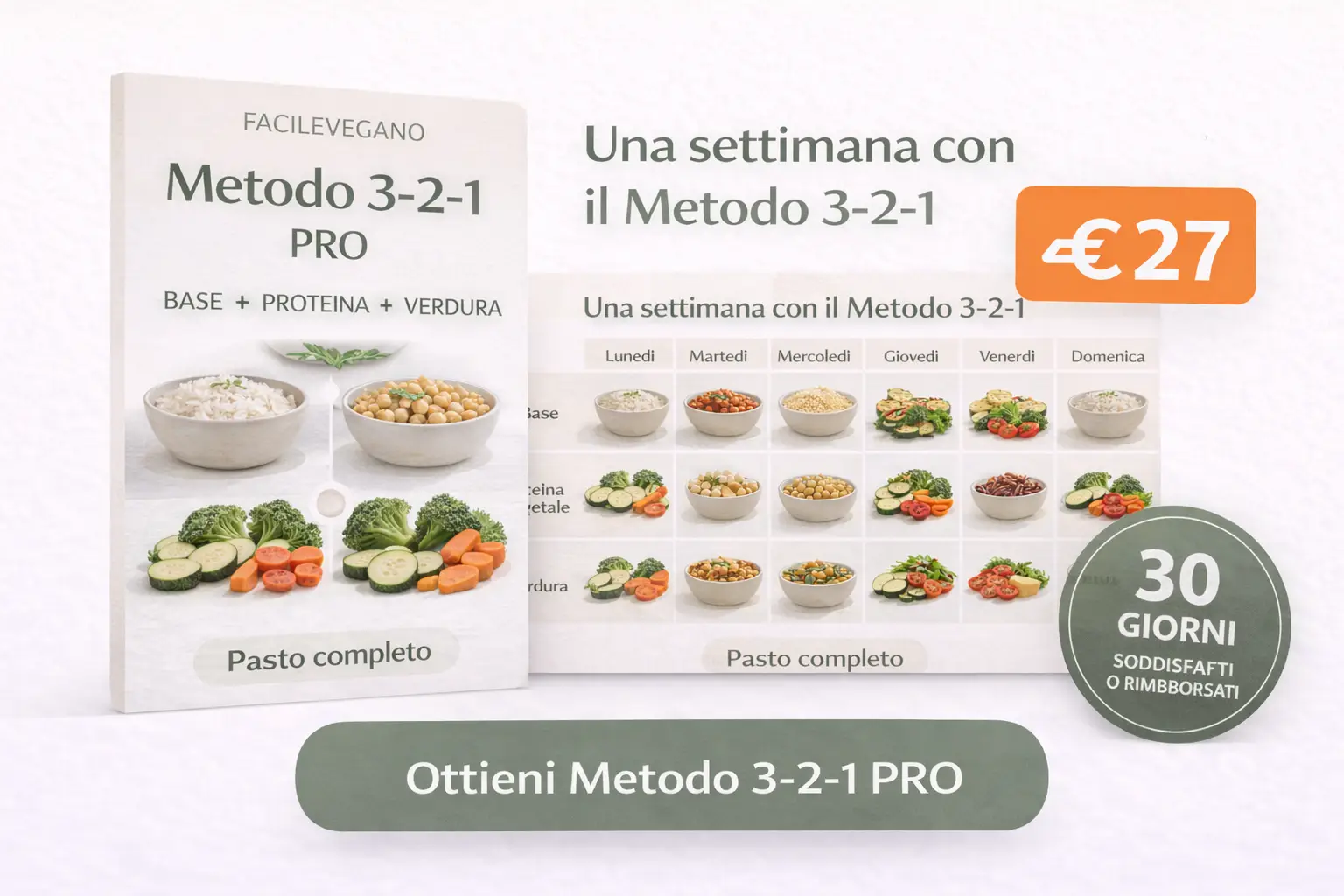 Guida Metodo 3-2-1 PRO FacileVegano