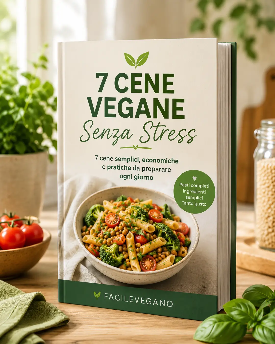 Mockup guida 7 Cene Vegane Senza Stress